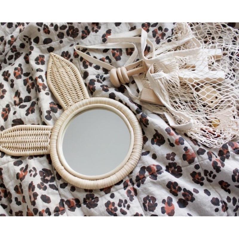 Gương Mây Thỏ Trắng xinh xắn - gương treo decor phòng trang trí nhà cửa, gương treo nhà tắm tiện ích | Cappiano Hom De