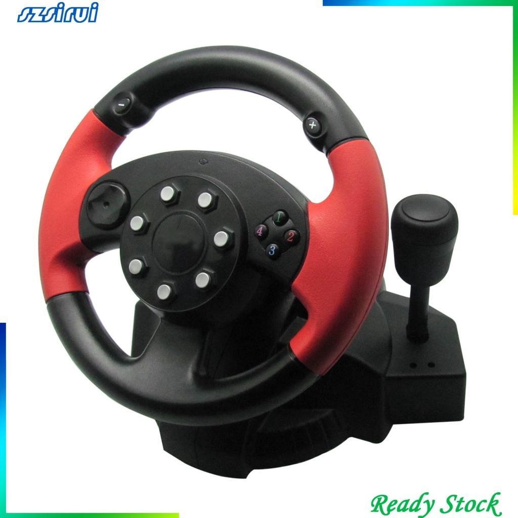 Bộ vô lăng & bàn đạp có giả lập cho chơi game đua xe trên PC