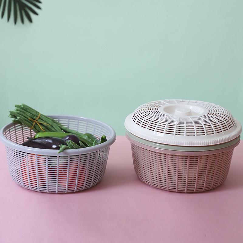 PVN42385 Rổ nhựa đa năng có nắp đựng hoa quả siêu tiện dụng , đa năng