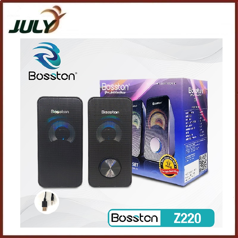 Loa 2.0 Bosston Z220 LED - JL - HÀNG CHÍNH HÃNG