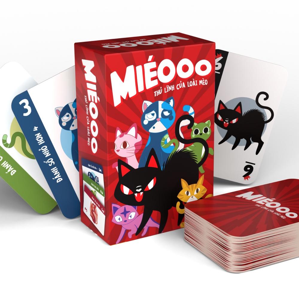 Miéooo - card game tương tác vui nhộn về những chú mèo - Board Game VN - Châu Anh Toys