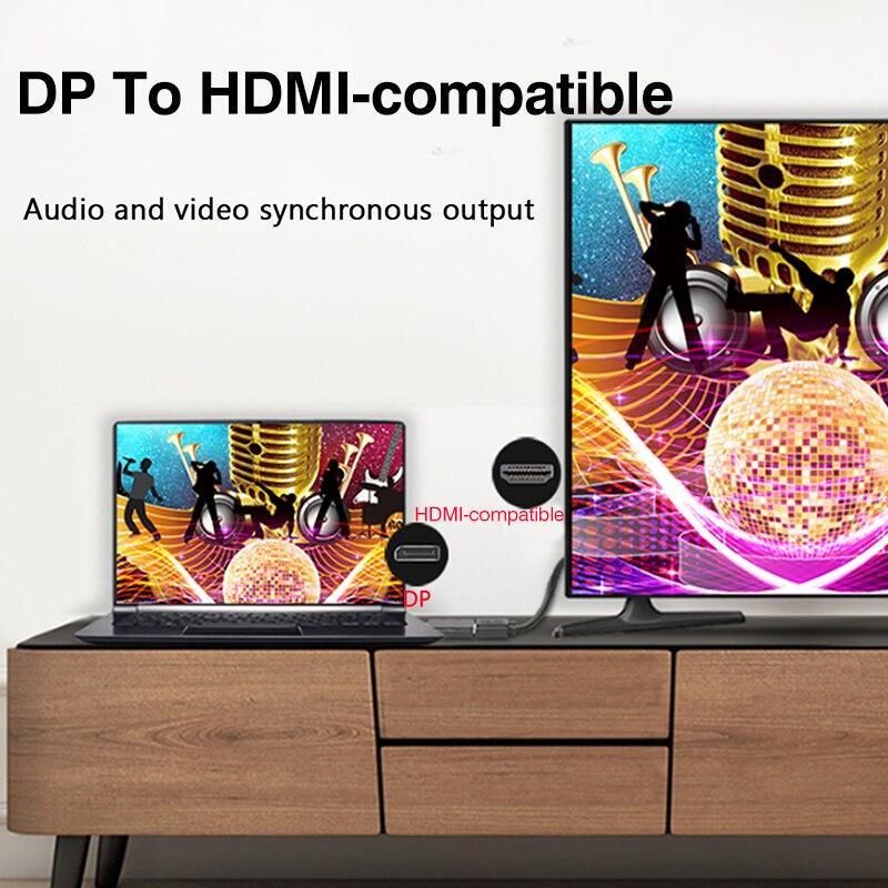 Cáp chuyển đổi 4K Displayport sang HDMI cho PC TV