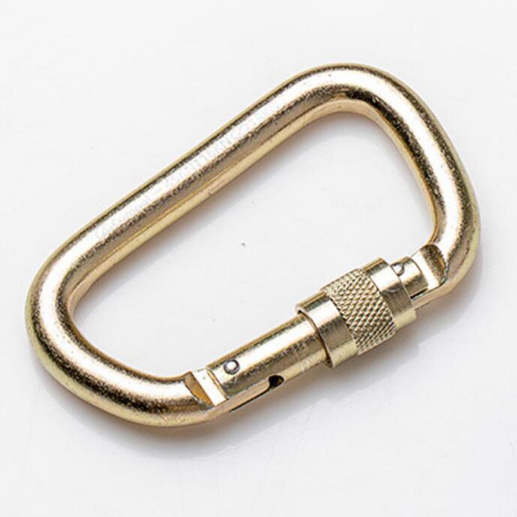 2 Pack 45KN Auto Locking Carabiner Clips, Twist Lock and Heavy Duty, Suit for Rappelling, Hammock, Carabiner Dog Leash, D Shaped