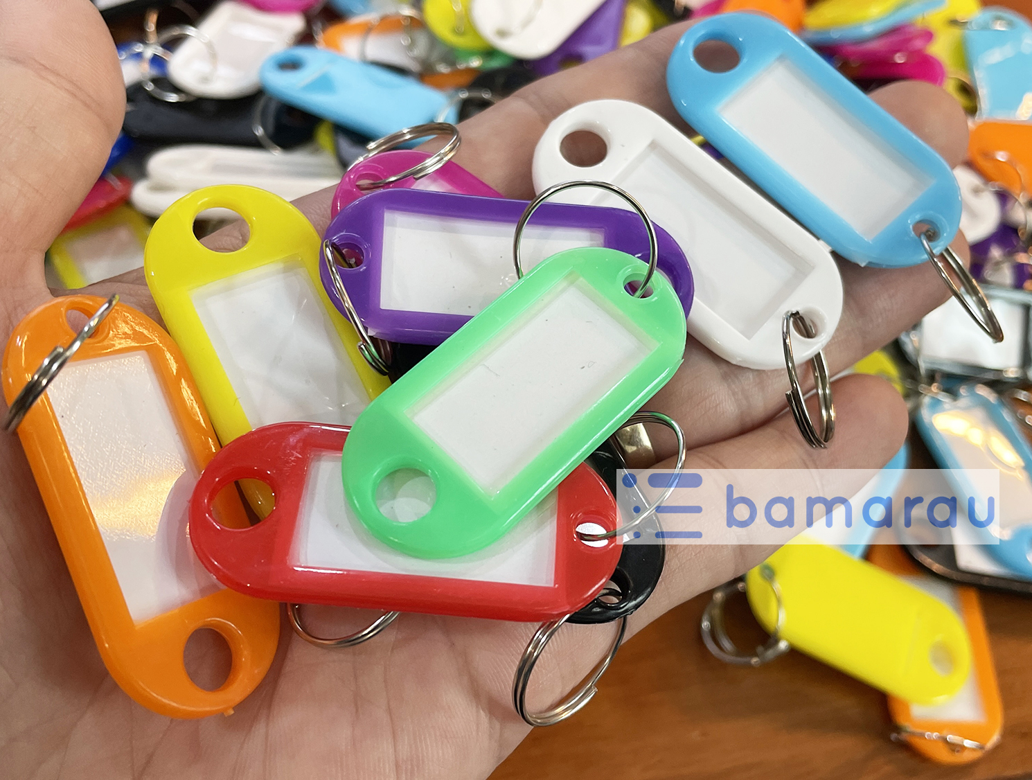COMBO 10 bảng tên kèm móc chìa khoá tiện dụng cho người hay quên, nhà hàng, khách sạn, homestay... hiệu bamarau 10B1249