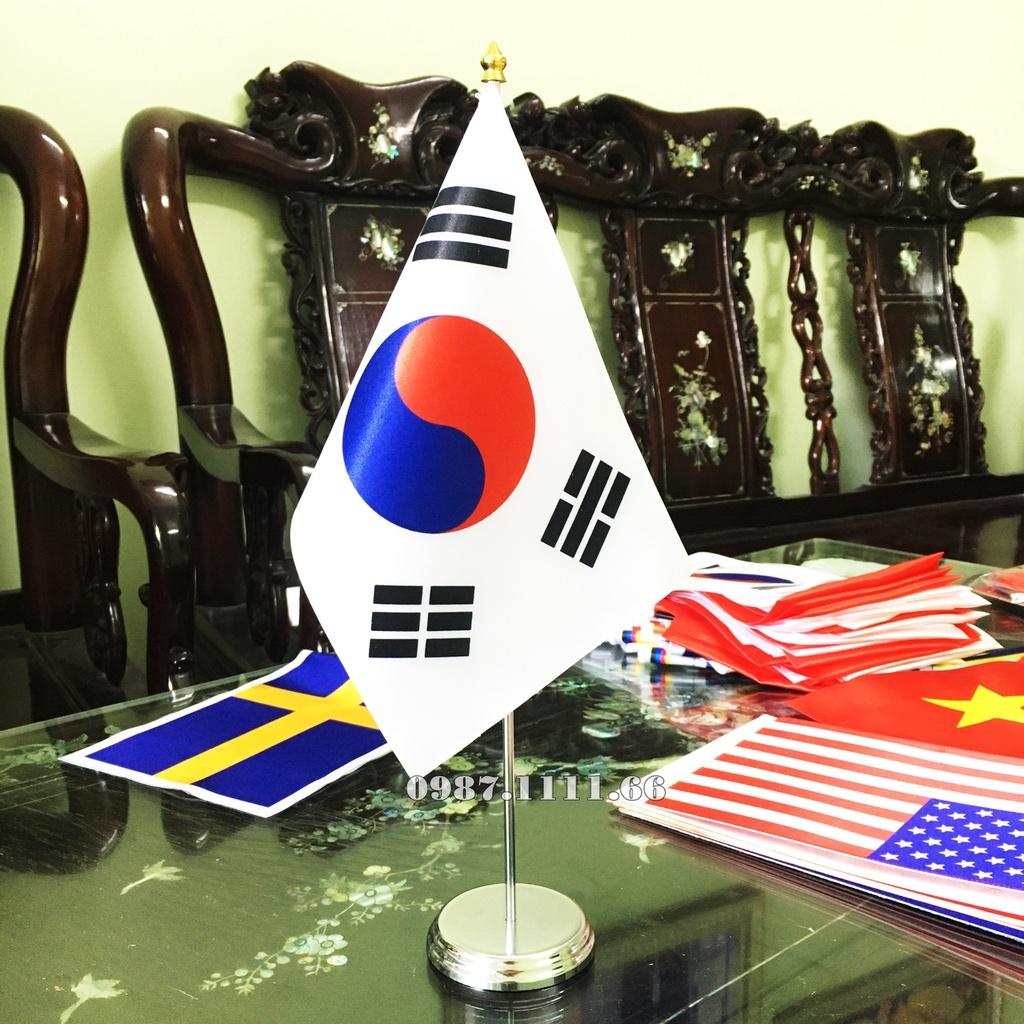 Cờ Để Bàn Đế Thép Cờ Hàn Quốc