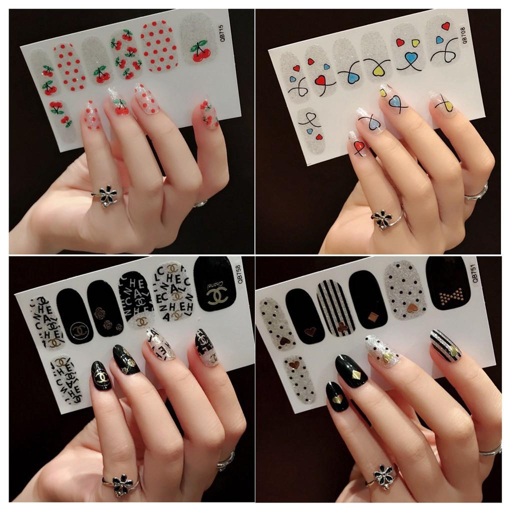 Miếng dán móng tay - Nail Wraps (14 miếng dán khô)