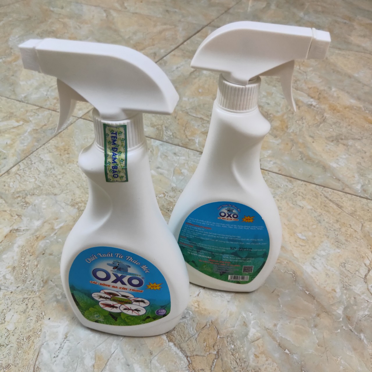 Chai Xịt OXO phòng chống côn trùng chiết xuất từ thảo mộc 550ml