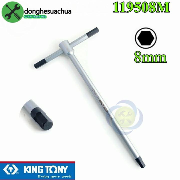 Lục giác T 8mm cán trượt Kingtony 119508M dài 64mm x 125mm