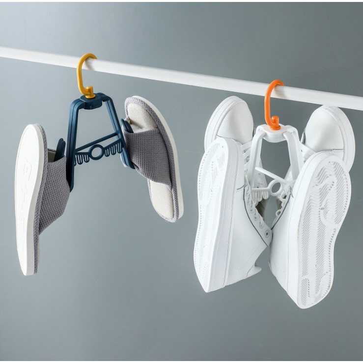 Móc phơi giày dép xoay 360 độ cao cấp, móc treo giày dép đa năng tiện lợi gọn gàng, tiết kiệm không gian