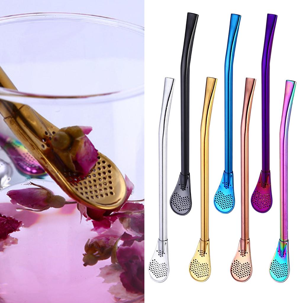 304 Stainless Steel Sucker Stirrer Coffee Drinking Spoon Teaspoon