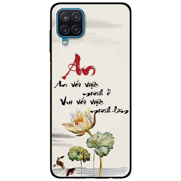 Ốp lưng dành cho Samsung Galaxy A12 - A21s - A31 - mẫu An Sen Trắng