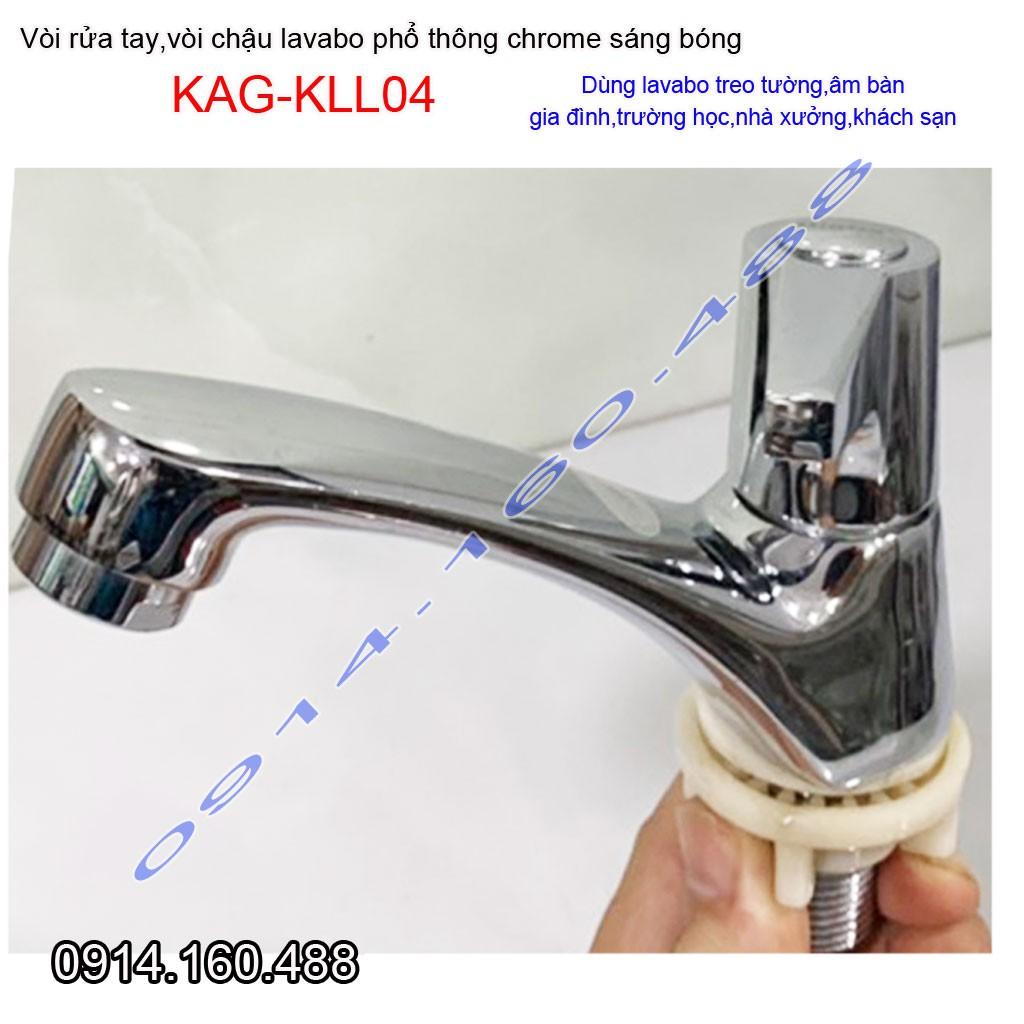 Vòi lavabo lạnh rửa mặt tay vuông gạt chome bóng nước mạnh sử dụng tốt siêu bền