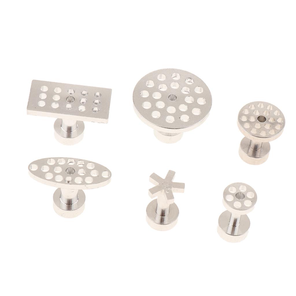 6 Size Auto  Tool Kit Aluminum Glue Puller Tabs for Car Paintless Repair