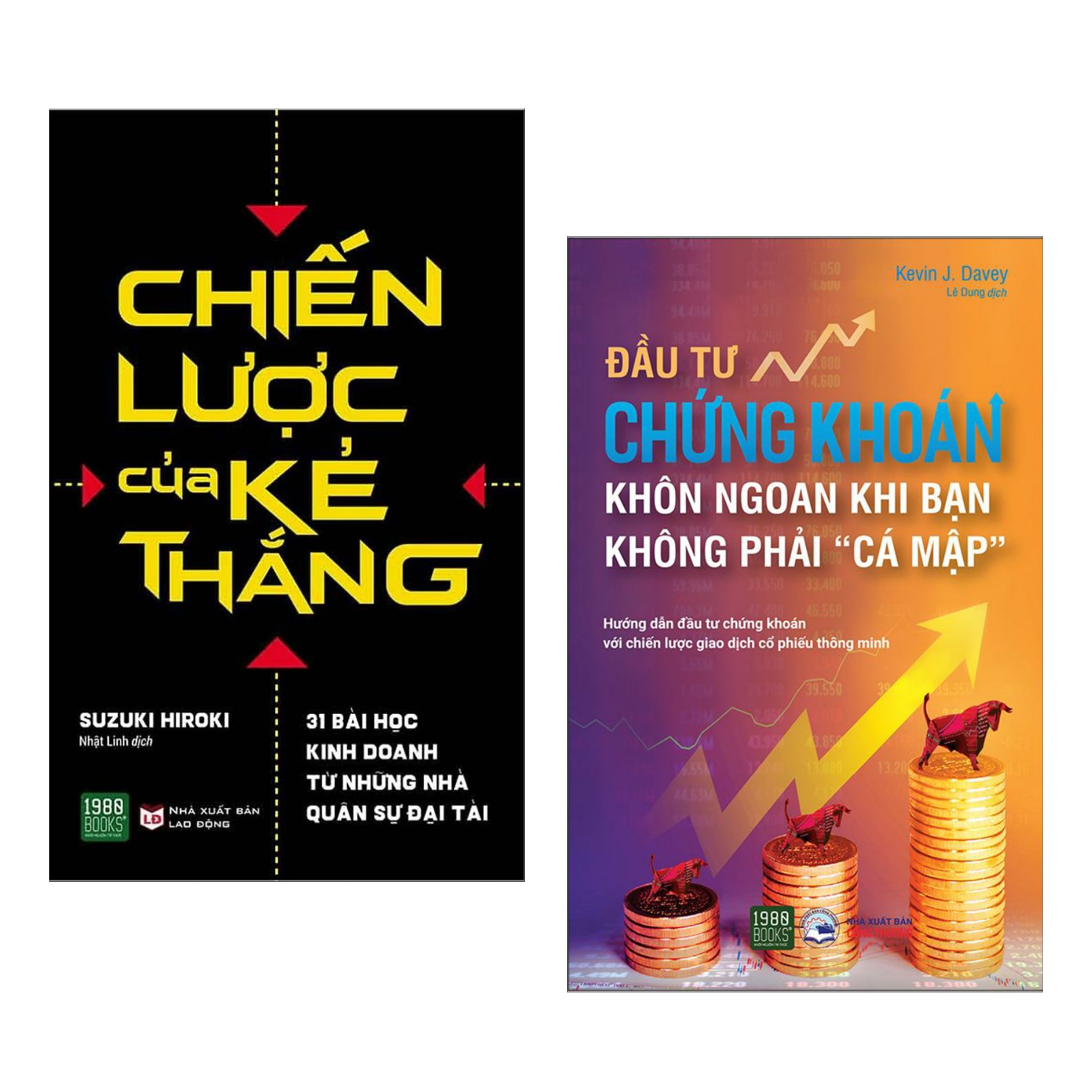 Combo sách kinh tế: Đầu Tư Chứng Khoán Khôn Ngoan Khi Bạn Không Phải Cá Mập + Chiến Lược Của Kẻ Thắng - 31 Bài Học Kinh Doanh Từ Nhà Quân Sự Đại Tài