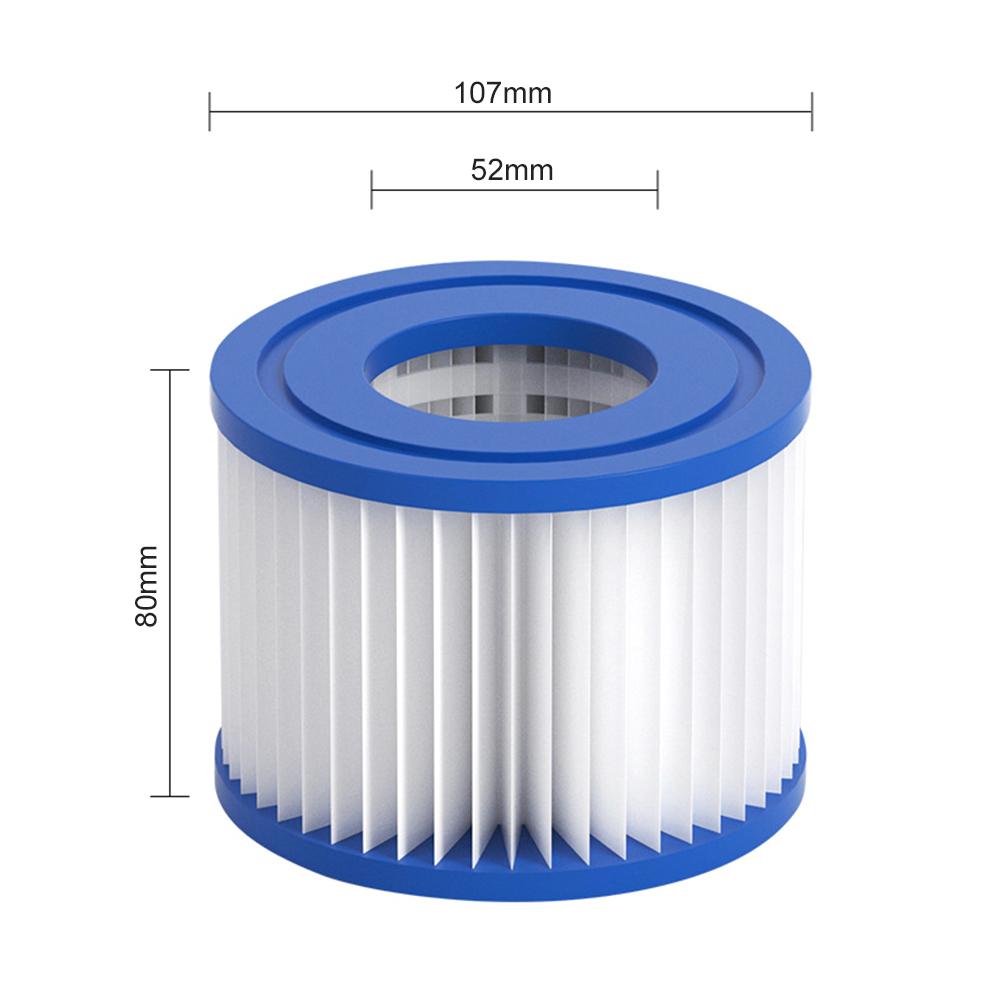 Hộp lọc bể bơi cho sử dụng chất liệu polyester, dễ dàng gắn kết, vệ sinh và thay thế khi cần thiết, sử dụng được khoảng 2 tháng