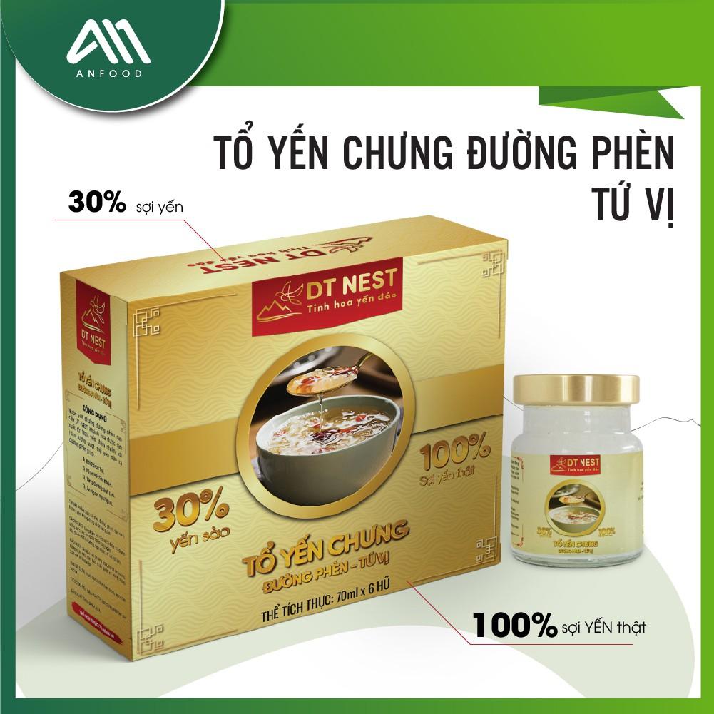 20 Lốc Tổ Yến chưng đường phèn Tứ Vị DTnest (Lốc 6 hũ)