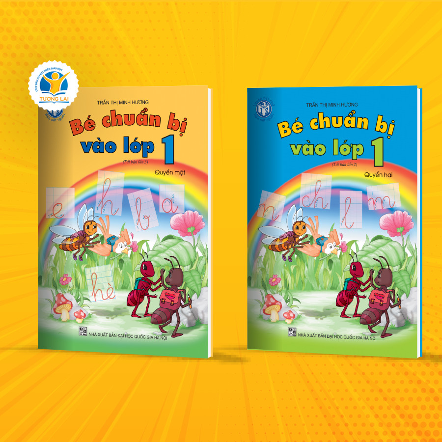 Bộ vở bé chuẩn bị vào lớp 1