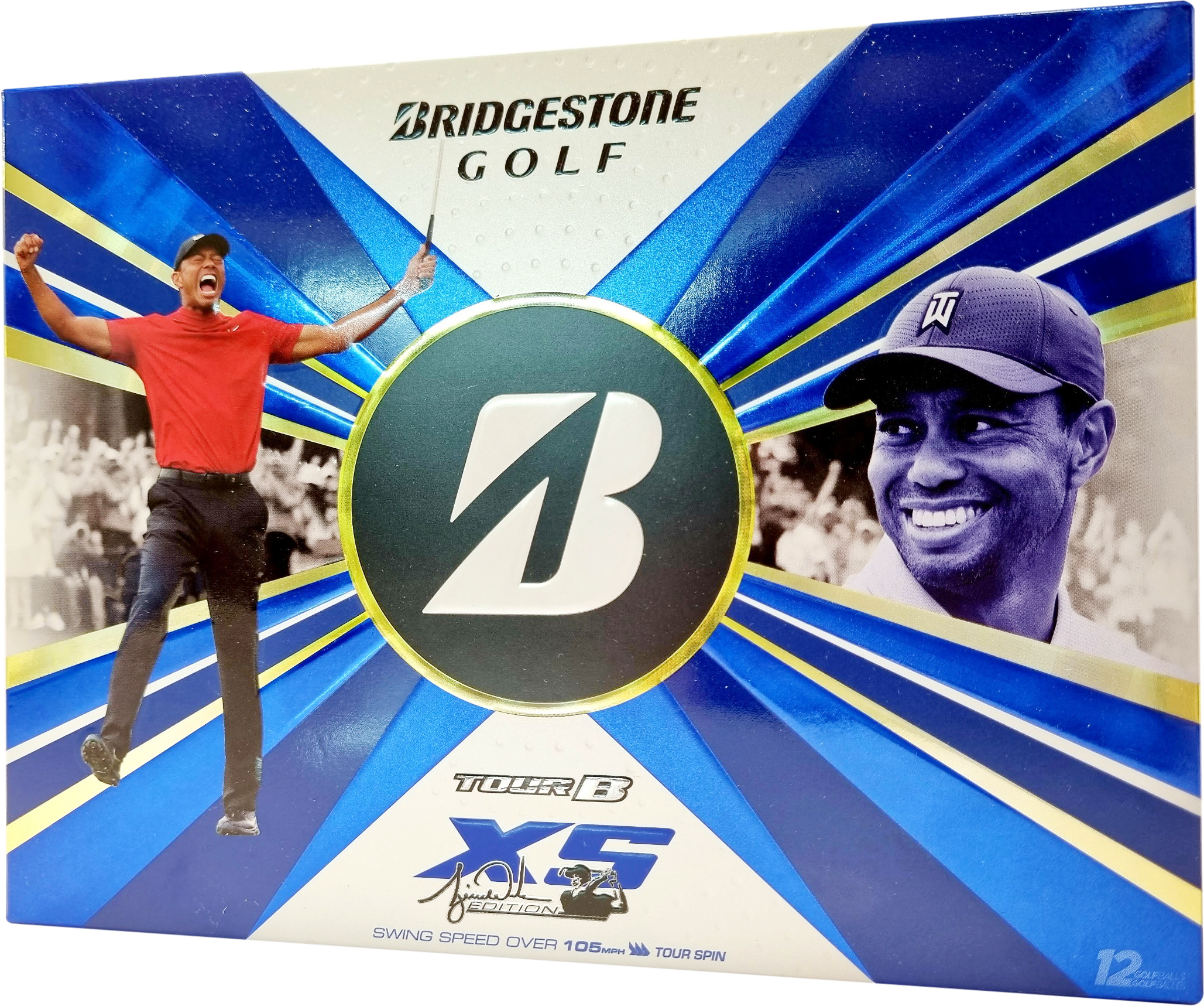 Bóng gôn Bridgestone 2021 Tour B XS Tiger Woods Limited Edition