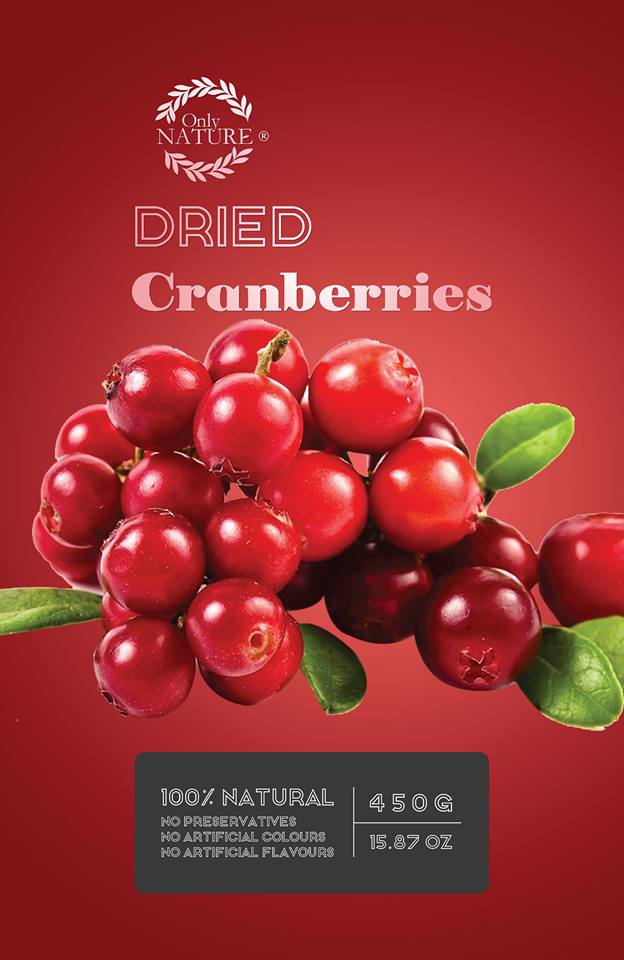 Nam Việt Quốc Sấy Khô Only Nature Dried CranBerries (450g)