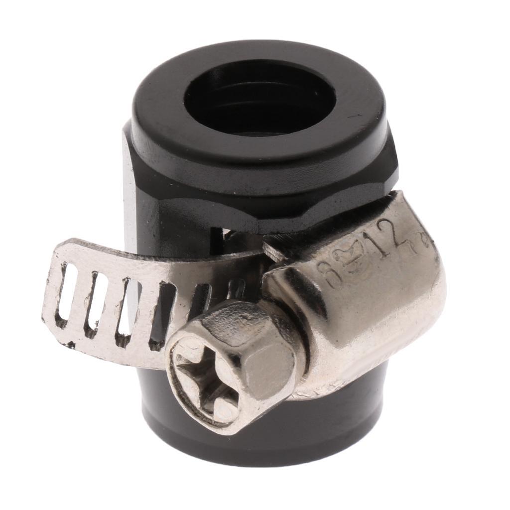 AN4 Fuel Oil Water Pipe Hose End Finisher Clip Clamp Aluminium Alloy