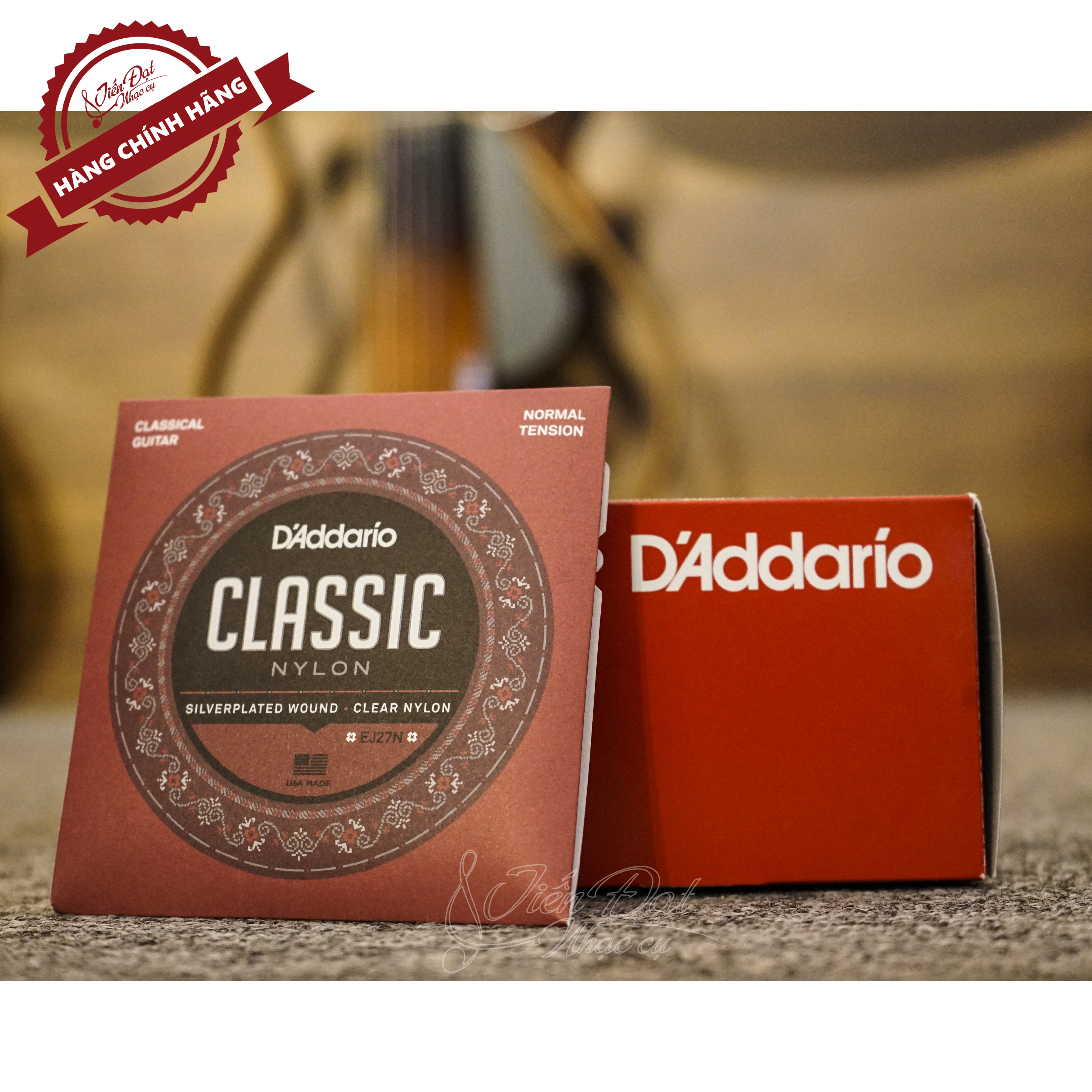 Bộ Dây Đàn Guitar Chính Hãng Classic D'Addario EJ27N, EJ45, EJ45C, EJ49, Xuất Xứ Mỹ