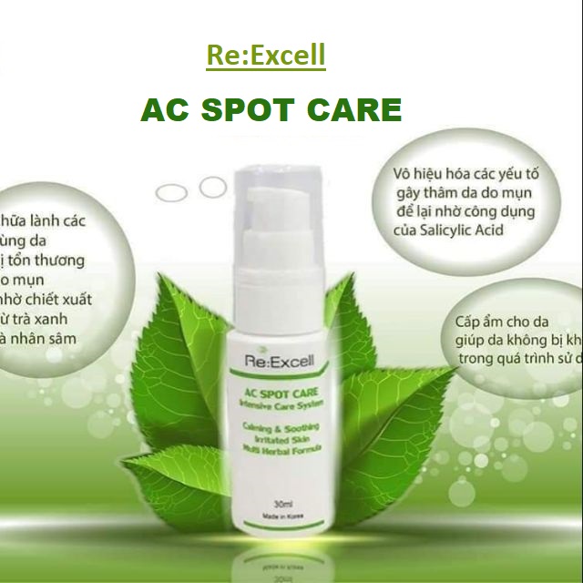 Combo 5 hộp Gel mụn Re:Excell AC Spot Care Hàn Quốc