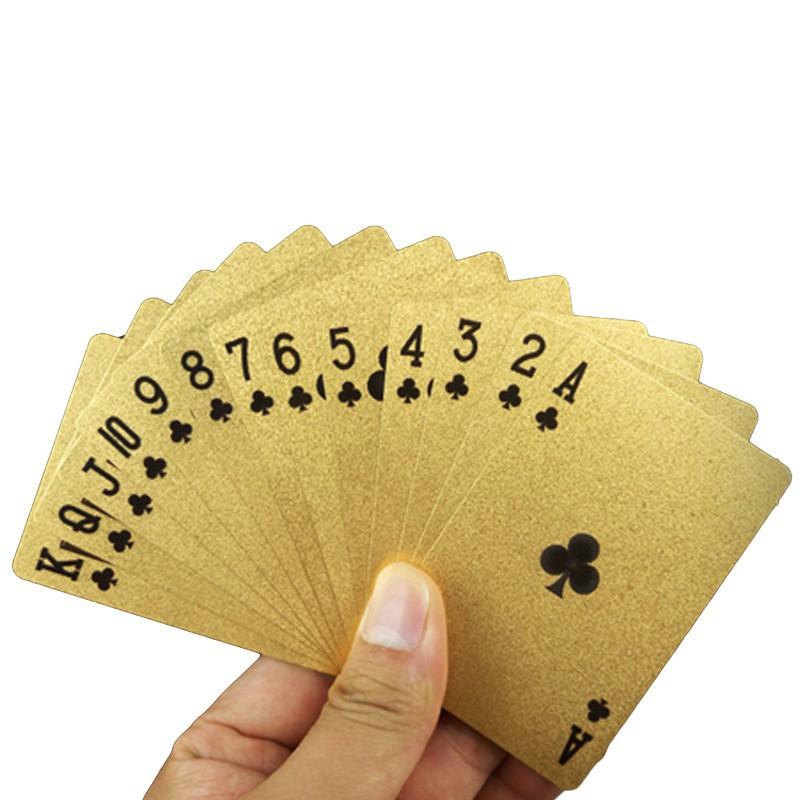 Bộ bài poker mạ vàng cao cấp