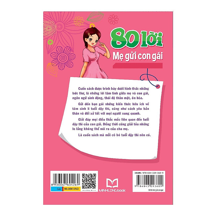 Sách: 80 Lời Mẹ Gửi Con Gái (Tái Bản)