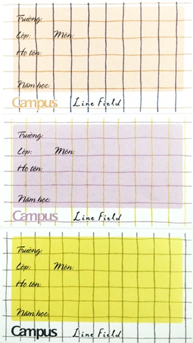 Nhãn Vở Campus NT-LFI18 Line Field