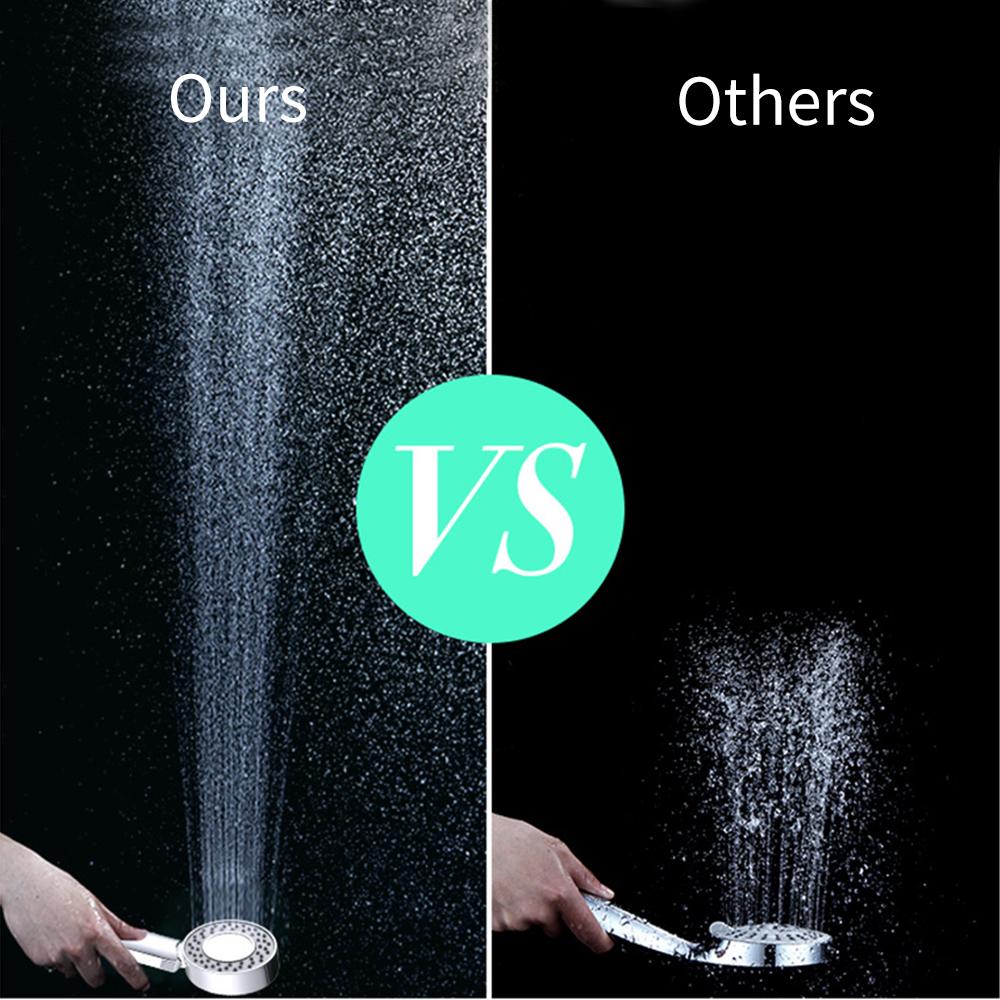 Đầu vòi hoa sen cầm tay Xịt hai mặt SPA được đánh bóng Chrome, đầu vòi sen cao áp