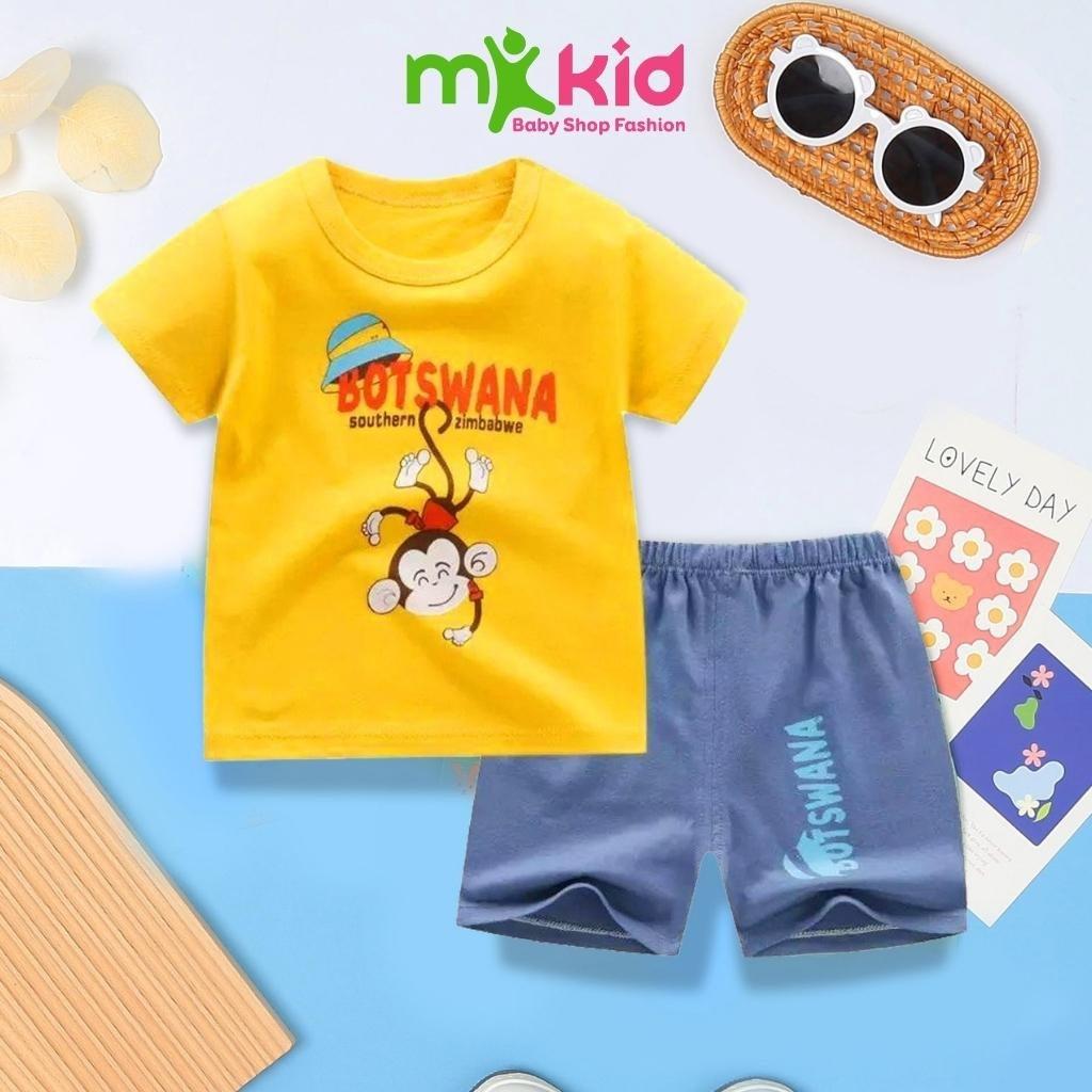 Bộ Cộc Tay cho Bé Trai Minky Mom Chất Thun Lạnh Cao Cấp Đồ Bộ Cho Bé Mặc nhà , bộ quần áo trẻ em dễ thương mùa hè
