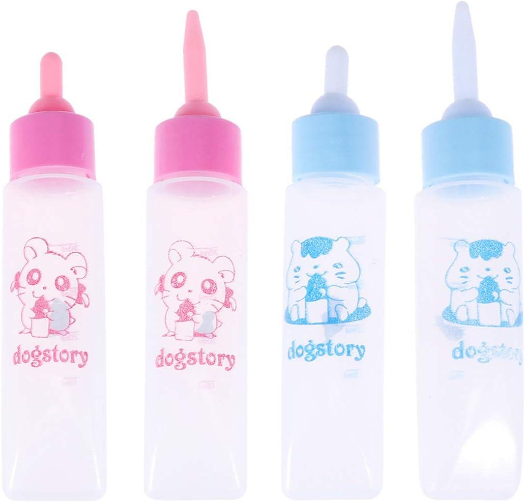 4 Bình Bú Thú Cưng-Thú Cưng Bình Thú Cưng Hamster Cún Con Sóc Mèo Con Điều Dưỡng Bình Nước Sữa Ăn
