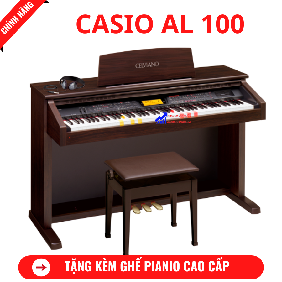 Đàn Piano Điện Casio AL 100R + Tặng Kèm Ghế Piano Cao Cấp+ Khăn Phủ Đàn