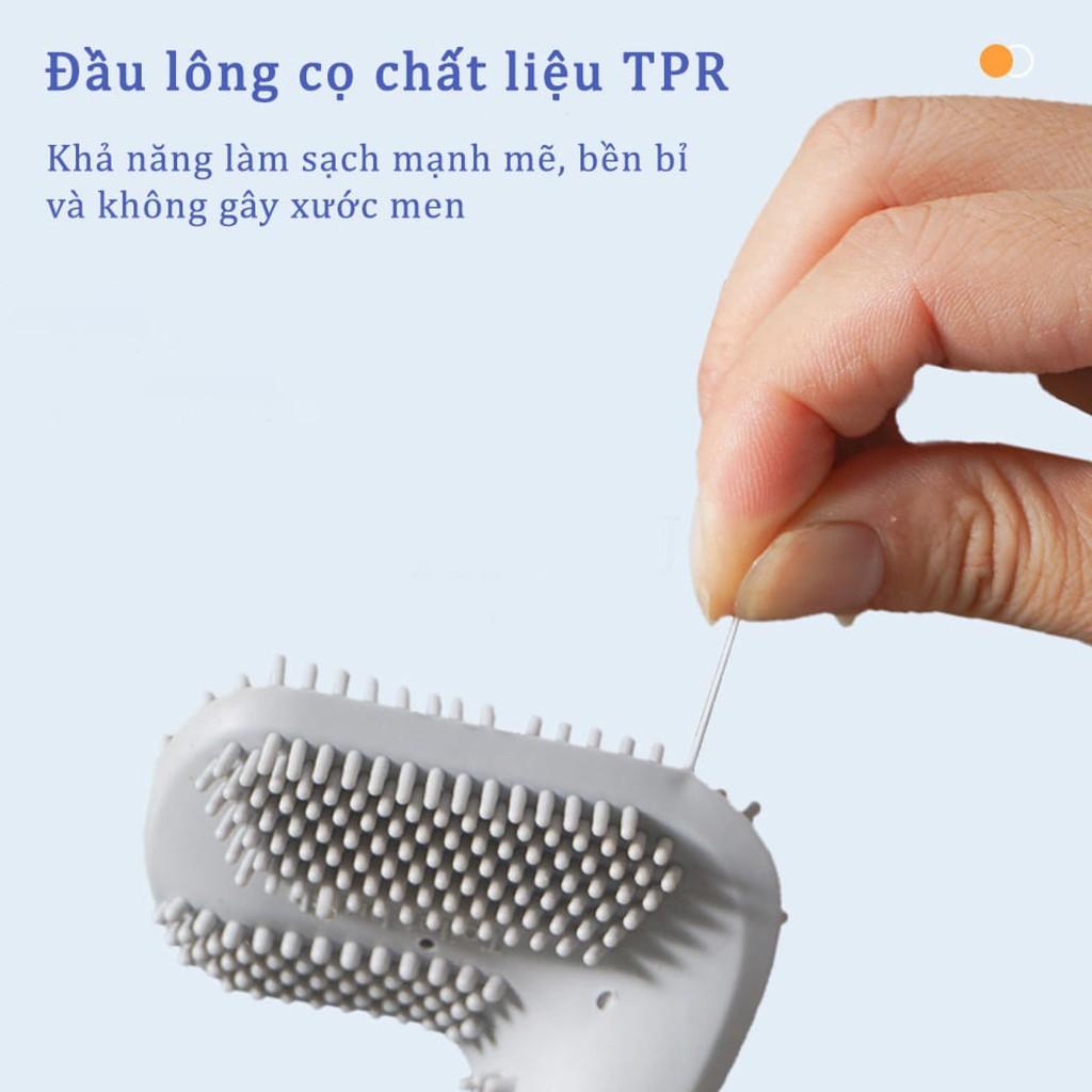 Chổi Cọ Bồn Cầu Thông Minh SILICON Cọ Chà Vệ Sinh TOILET Sạch Mọi Ngóc Ngách Bồn Cầu, Nhà Tắm