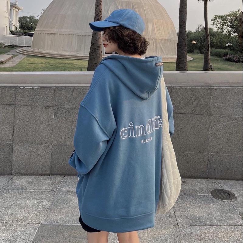 Áo Khoác Hoodie Zip Cinder Promax Kéo Khóa, Áo Hoodie Zip Nam Nữ Form Rộng Thêu Cao Cấp, Local Brand