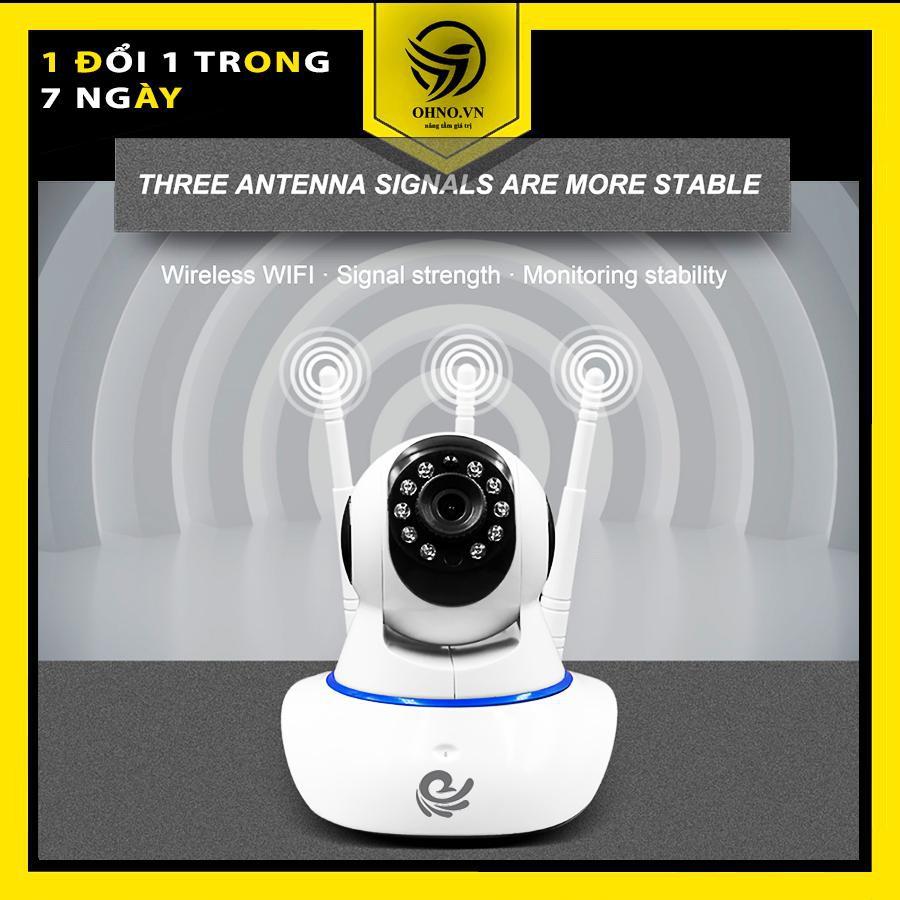 Camera IP Wifi  Carecam XFL200 3 anten 2.0 MPX chống trộm hàng chính hãng