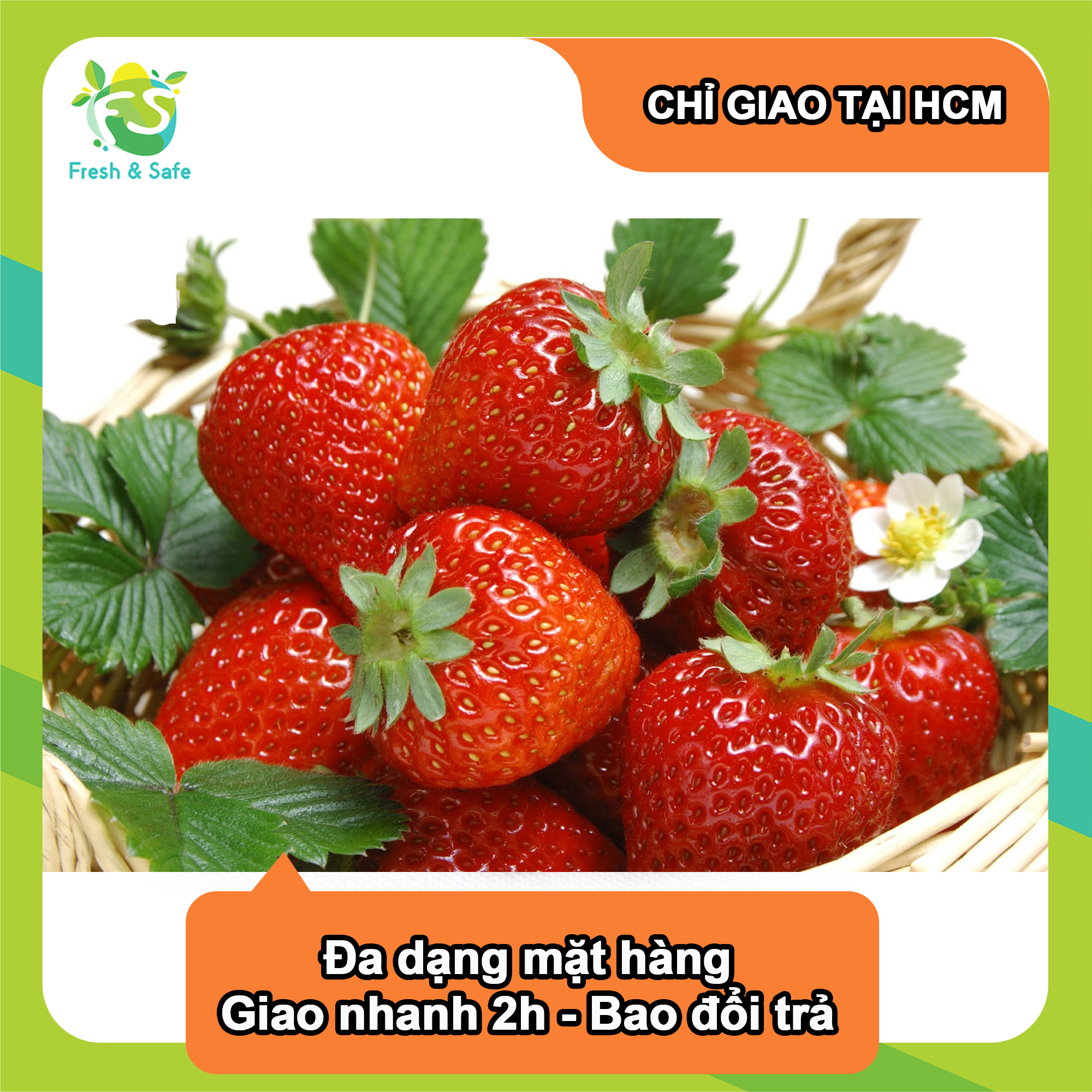 Dâu Tây Đà Lạt - hộp 500g