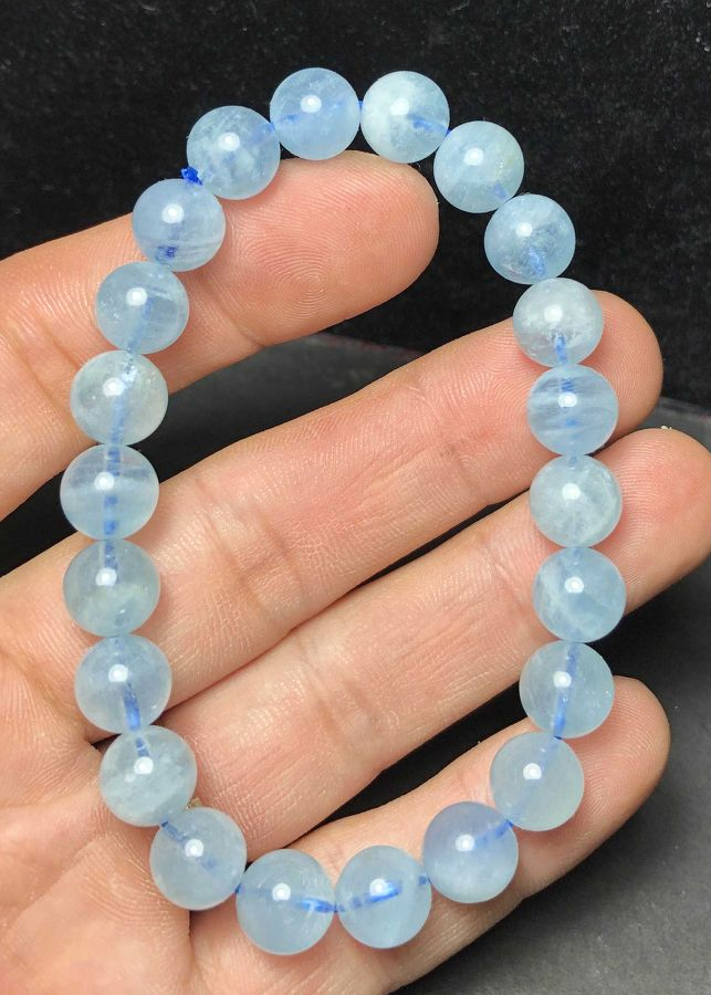 Vòng tay đá aquamarine 9li - 13047502