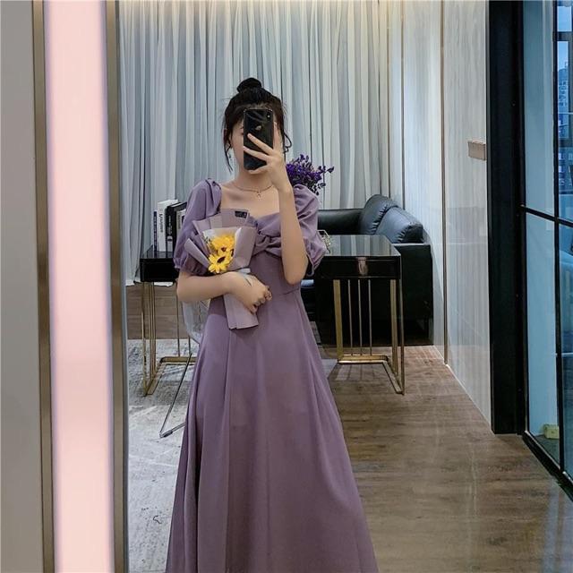 ĐẦM TÍM TRỄ VAI DÁNG DÀI