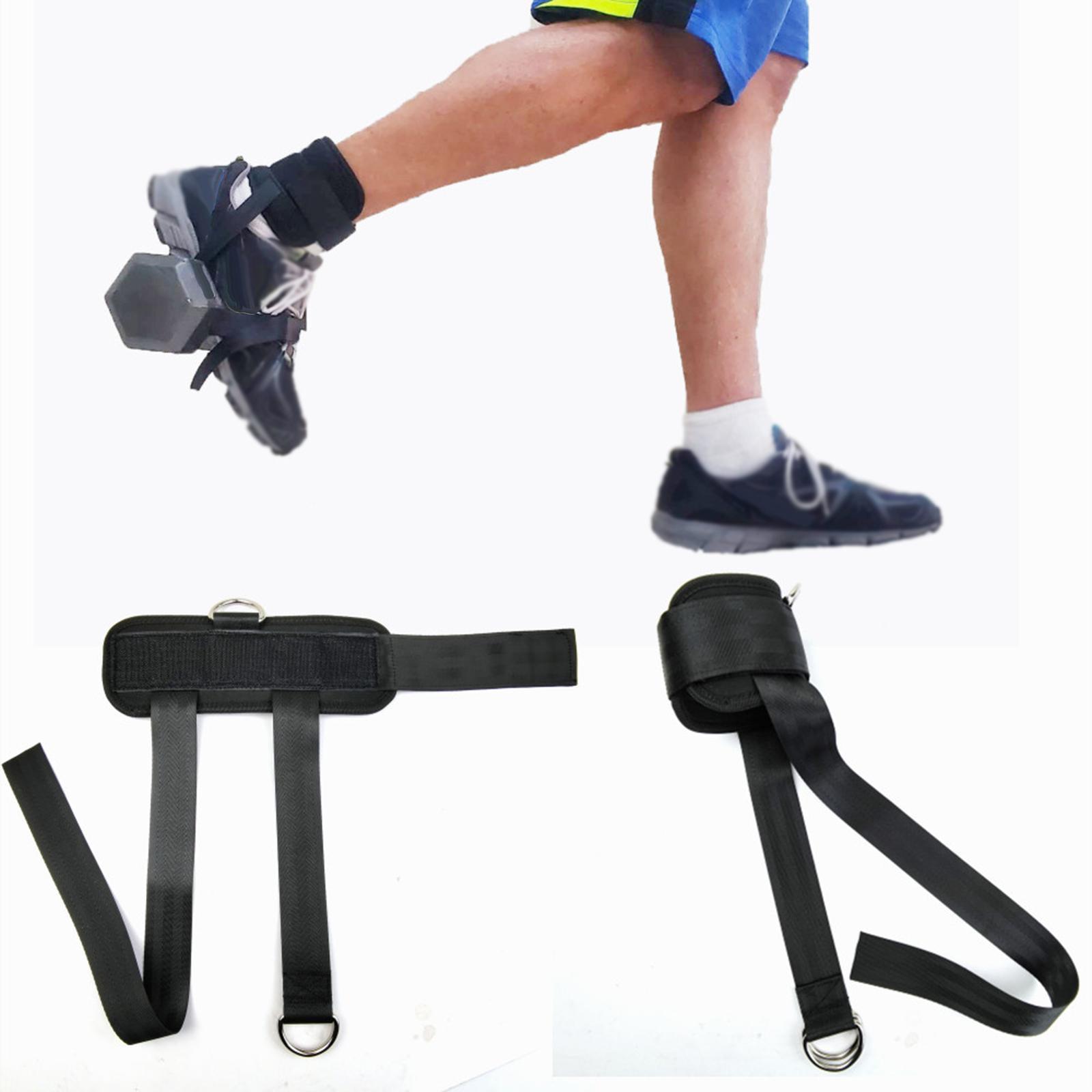 Adjustable Weight Dumbbell Ankle Straps, Comfort Padded Gym Workout Ankle Straps for Butts, Leg Kickbacks, Legs Straps for Cable Machine