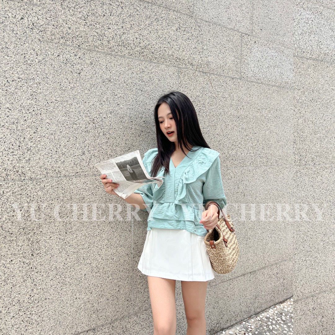 YU CHERRY | Váy Pleated Mini Skirt YV037