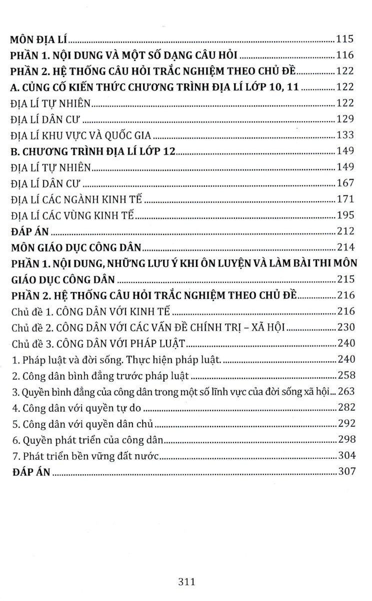 Ôn Luyện Thi Tốt Nghiệp THPT Bài Thi Khoa Học Xã Hội 2023 + Tặng Phiếu Trắc Nghiệm 40 Câu - EDU