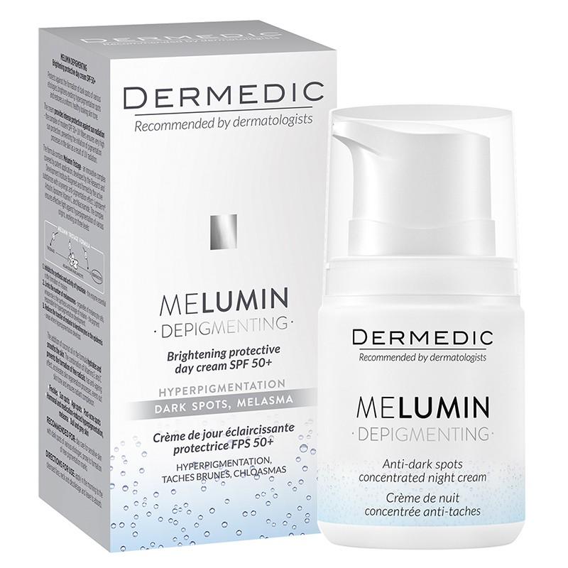 Kem xóa mờ đốm nâu làm sáng da ban đêm Dermedic Melumin Anti-Dark Spots Concentrated Night Cream 50g