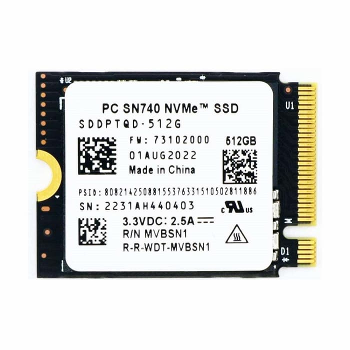 Ổ Cứng SSD Western Digital SN740 M2 2230 PCIe Gen 4.0 - Hàng Nhập Khẩu