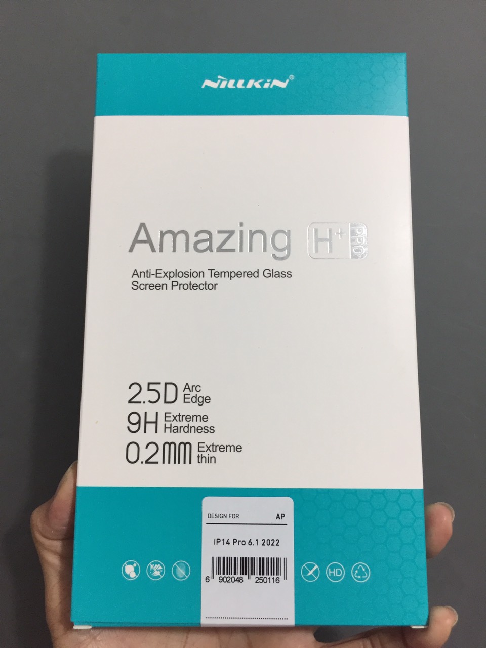 Cường lực full màn hình 0.2mm chống chói cho iP 14 Pro Max / iP 14 Pro Nillkin Amazing H+PRO - Hàng chính hãng