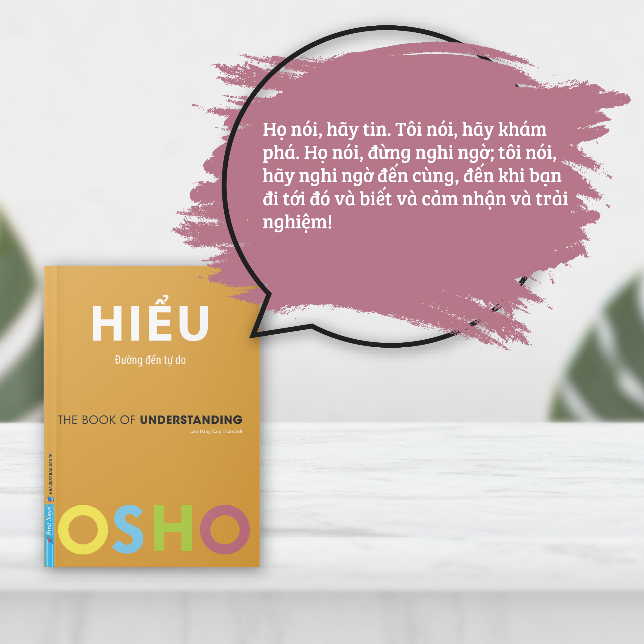 Sách OSHO Hiểu - Đường Đến Tự Do