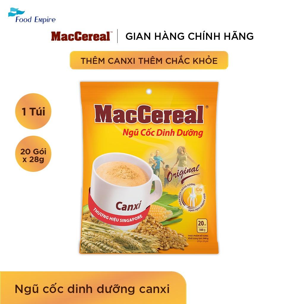 Bột Ngũ Cốc Dinh Dưỡng Canxi - Maccereal (túi 20 gói x 28g)