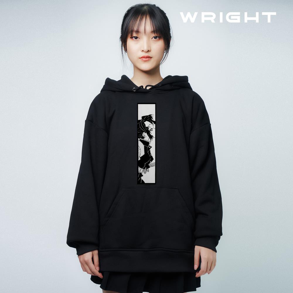 Áo hoodie anime kocho shinobu demon slayer Wright basic oversize unisex