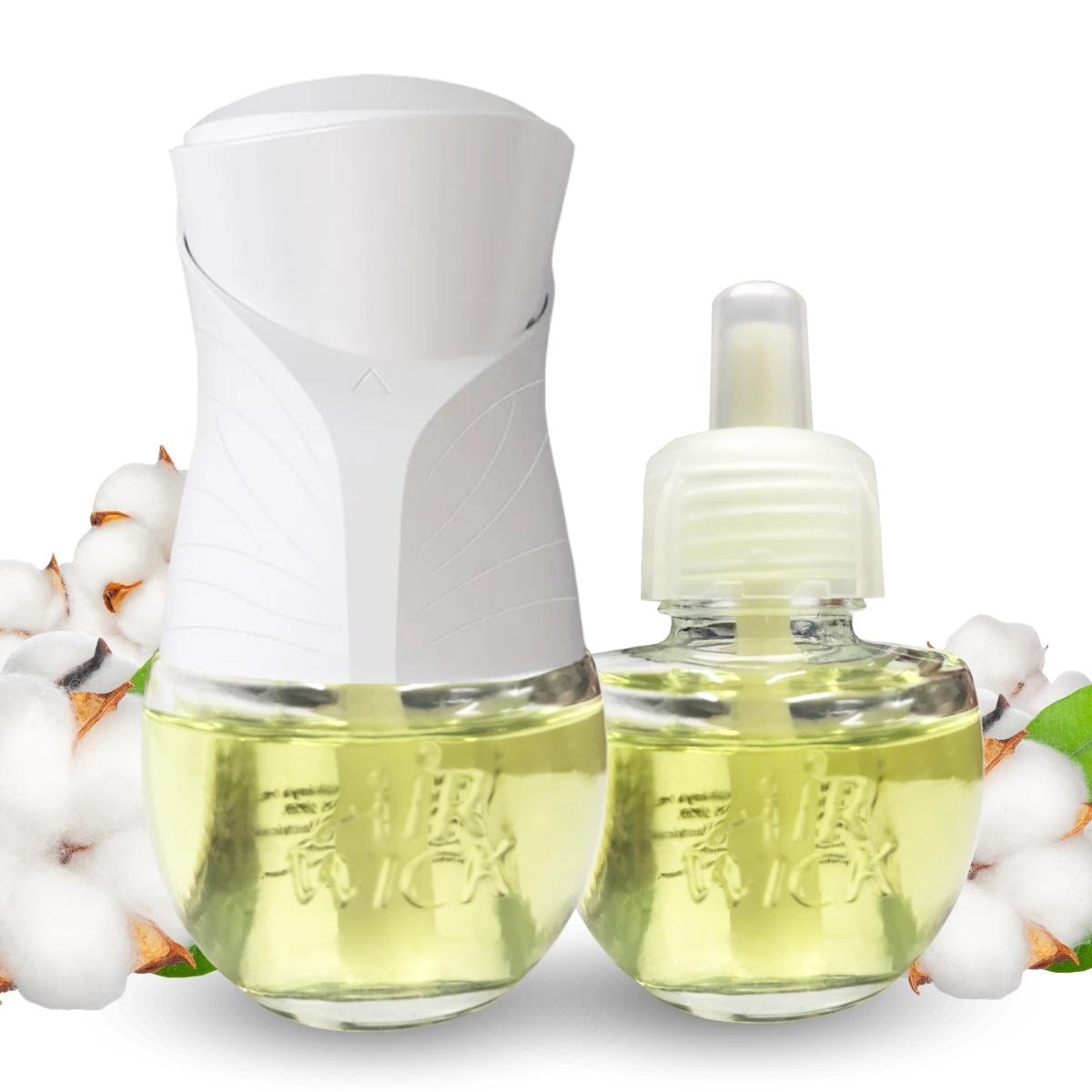 Bộ Tinh Dầu Cắm Điện Air Wick AWK3189 Cotton & Crisp Air 19ml , sử dụng điện 220V