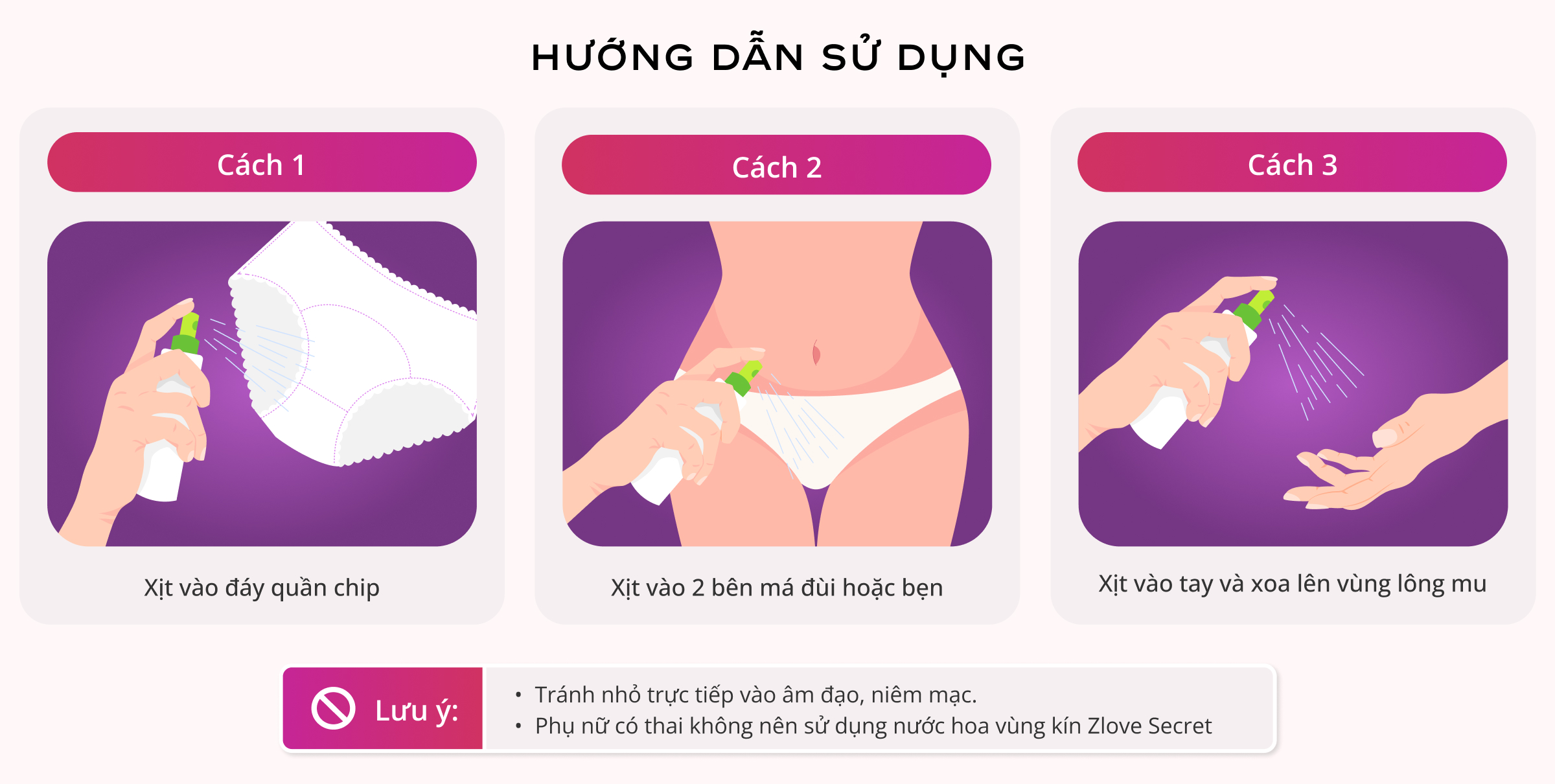 Nước hoa vùng kín nữ cao cấp chính hãng Zlove Secret 5ml với hương thơm ngọt ngào, quyến rũ, nữ tính